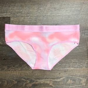 Victoria’s Secret cotton hiphugger • size large • tie dye pink/cream NWT